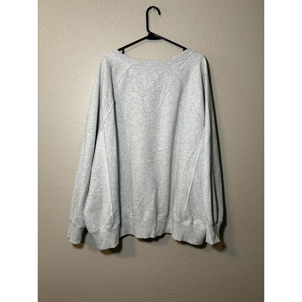 American Eagle Seriously Lived In Oversized Gray Sweater XL - Picture 5 of 6